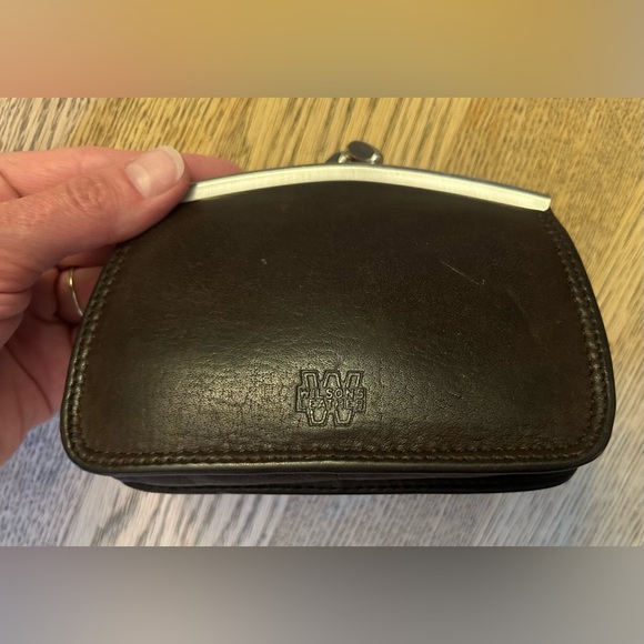 Vintage Wilson’s Leather Kisslock Coin Purse - Picture 2 of 16